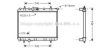 AVA QUALITY COOLING PE2248 Radiator, engine cooling